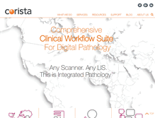 Tablet Screenshot of corista.com